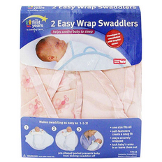 The First Years Swaddler Pink Butterfly Print 2 Pack