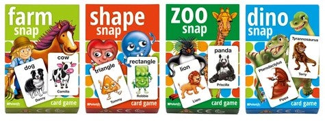 Play & Learn Snap Shape Card Game