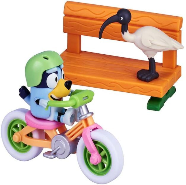 Bluey Ice Cream Cart with Bingo Figurine Vehicle Playset | True Blue Toys  Australia