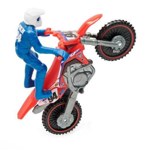 Ama Supercross 1.24 Scale Motorbike With Rider No Assorted