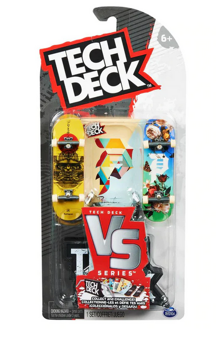 Tech Deck Versus Pack Assorted Ages:6years+