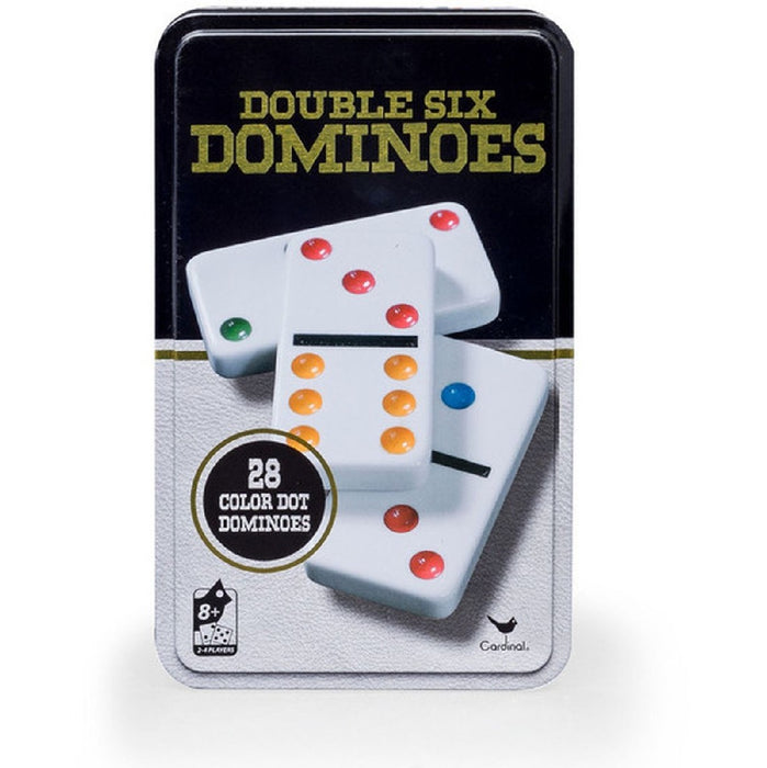 Dominoes Double Six Tin Box