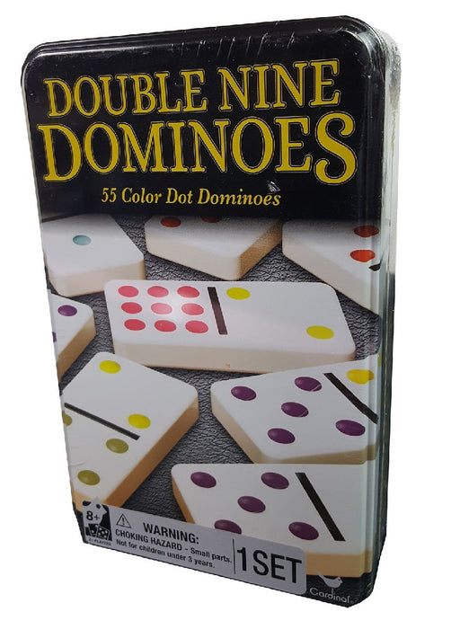 Dominoes Double 9 In Tin