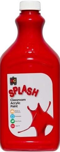 Splash 2l Poppy Magenta Acrylic Paint